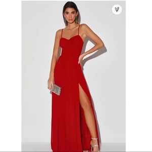 Lulus Cause for Commotion in XL - Red